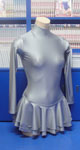 Leotard Silver with  Double Frill