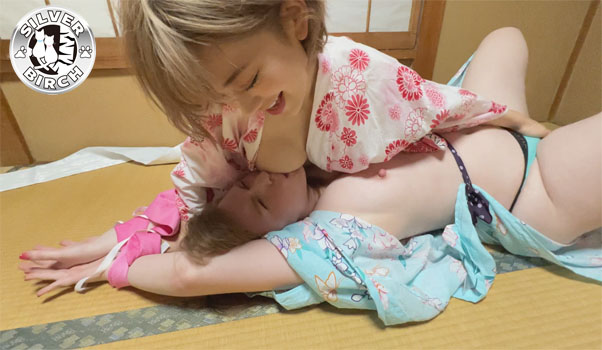 浴衣レズ喧嘩 日米対決 有村のぞみ 対 ジューン・ラブジョイ