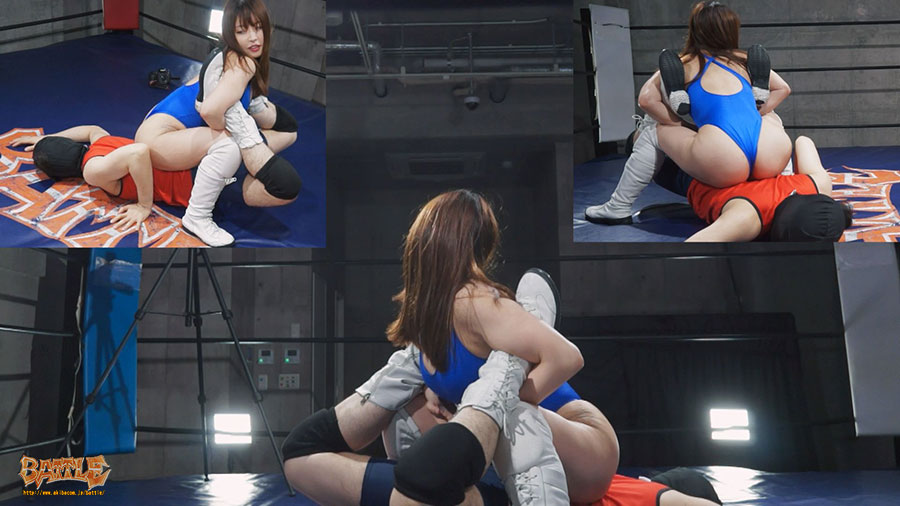 彼女とプライベートでプロレス 04